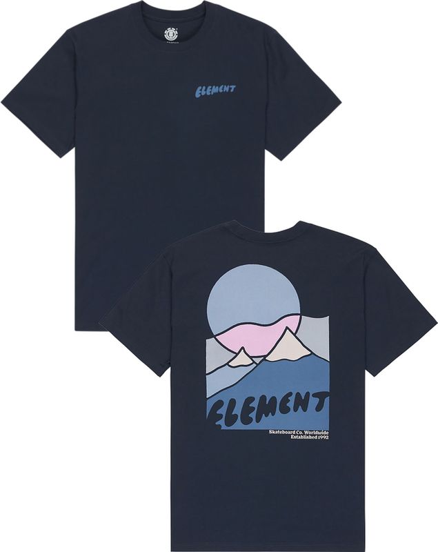 Element - T-shirt - Eclipse Navy - Korte Mouwen - 100% Katoen