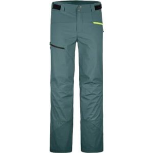 Ortovox - Skibroeken - Mesola Pants M Arctic Grey voor Heren van Wol - Maat XL - Groen