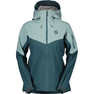 Scott - Dames ski jassen - Jacket W'S Explorair 3L Northern Mint Green/Aruba Green voor Dames van Technische stof - Maat S - Blauw