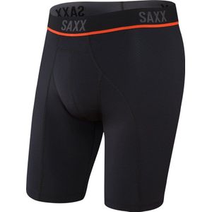 Saxx Underwear - Wandel- en bergsportkleding - Kinetic Hd Long Leg Black voor Heren - Maat L - Zwart