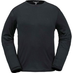 Volcom - Sweatshirts en fleeces - Gridlock Crew Black voor Heren - Maat S - Zwart