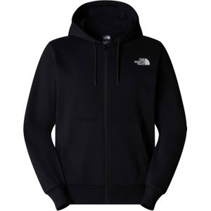 The North Face - Sweatshirts en fleeces - M Simple Dome Full Zip Hoodie TNF Black voor Heren - Maat XL - Zwart