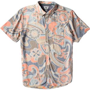 Vissla - Blouses - Groove Move SS Shirt Coral Fade voor Heren - Maat M - Oranje