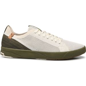 Saola - Sneakers - Cannon Knit M 2.0 White Burnt Olive voor Heren - Maat 42 - Wit