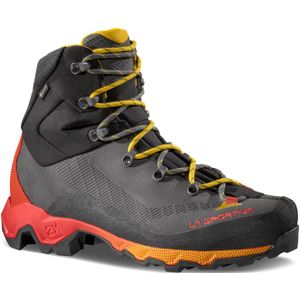 La Sportiva - Heren wandelschoenen - Aequilibrium Trek GTX Carbon/Yellow voor Heren - Maat 42.5 - Grijs