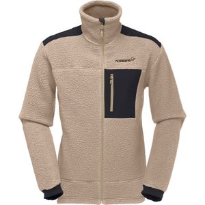 Norrona - Fleeces - Trollveggen Thermal Pro Jacket M'S Winter Twig voor Heren - Maat M - Beige