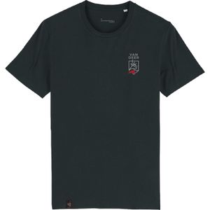 Van Deer - T-shirts - Logo Shirt Black voor Heren van Katoen - Maat M - Zwart
