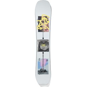Burton - Snowboards - Story Board 2025 voor Dames van Hout - Maat 152 cm - Wit