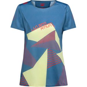 La Sportiva - Dames klimkleding - Comp T-Shirt W Moonlight Zest voor Dames van Gerecycled Polyester - Maat M - Blauw