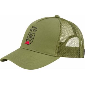 Van Deer - Petten - Essential Cap Khaki voor Heren - Kaki