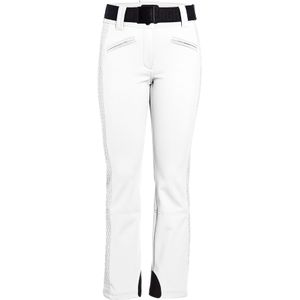 Goldbergh - Dames skibroeken - Brooke Ski Pants White voor Dames van Softshell - Maat 36 HO - Wit