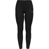 Odlo - Trail / Running dameskleding - Tights Essential Print Black voor Dames - Maat M - Zwart