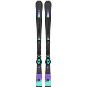 Salomon - Packs (ski's & bindingen) - S/Max NÂ°6 Xt + M10 Gw Black/Mint 2024 voor Dames van Hout - Maat 167 cm - Zwart