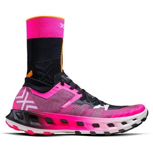 X-Bionic - Trailschoenen - Terraskin Fluo Pink/Black/White voor Dames - Maat 5,5 UK - Roze