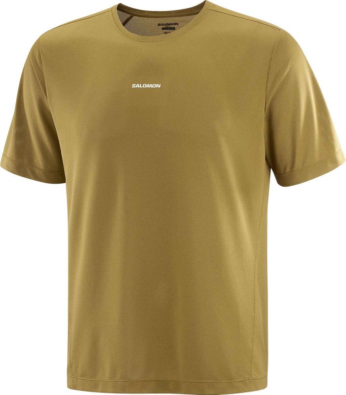 Salomon - Shakeout Core SS Tee - Kaki - Sportshirt