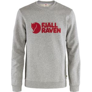 Fjall Raven - Sweatshirts en fleeces - FjÃ¤llrÃ¤ven Logo Sweater M Grey Melange voor Heren van Katoen - Maat L - Grijs