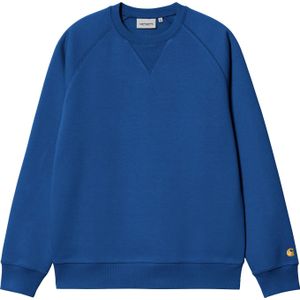 Carhartt - Sweatshirts en fleeces - Chase Sweat Acapulco / Gold voor Heren - Maat L - Blauw