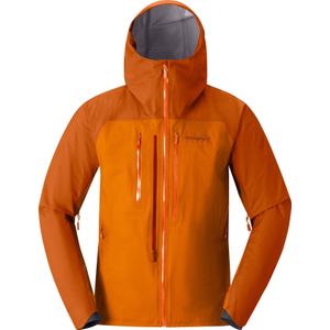 Norrona - Lyngen Gore-Tex Jacket M Exuberance voor Heren - Maat L - Oranje