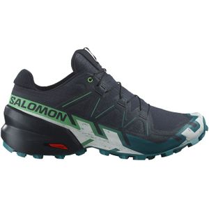 Salomon - Trailschoenen - Speedcross 6 Carbon/Tahitian Tide/White voor Heren - Maat 7 UK - Zwart