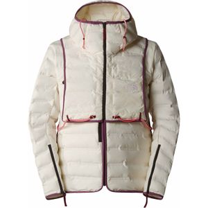 The North Face - Ski jassen - A68A Woven 50/50 Jacket Khaki Stone/White Dune voor Heren - Maat L - Wit