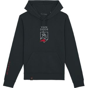 Van Deer - Sweatshirts en fleeces - Logo Hoody Black voor Heren - Maat M - Zwart