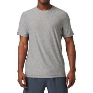 Vuori - Strato Tech Tee - T-shirt - Heather Grey - Ultralichte Stof