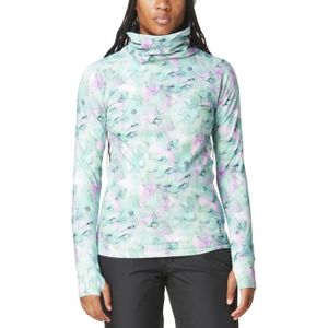 Picture Organic Clothing - Dames fleeces - Pagaya Prd High Fleece Blurry Water Print voor Dames van Gerecycled Polyester - Maat L - Blauw