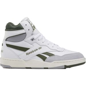 Reebok - Sneakers - BB 4000 II Mid White Grey Green voor Heren - Maat 42 - Wit
