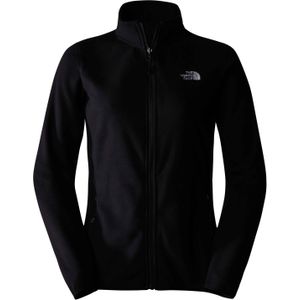 The North Face - Dames wandel- en bergkleding - W 100 Glacier Fz TNF Black voor Dames - Maat L - Zwart