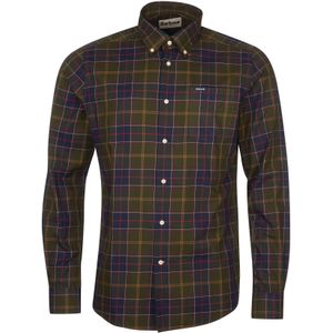 Barbour - Blouses - Wetheram Tailored Tartan Shirt Classic Tartan voor Heren - Maat S - Groen