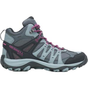 Merrell - Dames wandelschoenen - Accentor 3 Sport Mid Gtx Monmnt-Fuchsia voor Dames - Maat 38 - Grijs