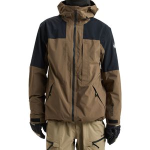 Quiksilver - Forever Stretch - Goretex Jas - Bruin - Technische Sneeuwjas voor Heren