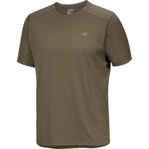 Arc'Teryx - Cormac Crew SS M Tatsu Heather voor Heren - Maat XL - Kaki