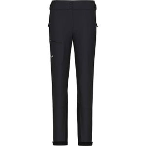 Salewa - Dames toerskikleding - Ortles Powertex 3L W Pants Black Out voor Dames - Maat M - Zwart