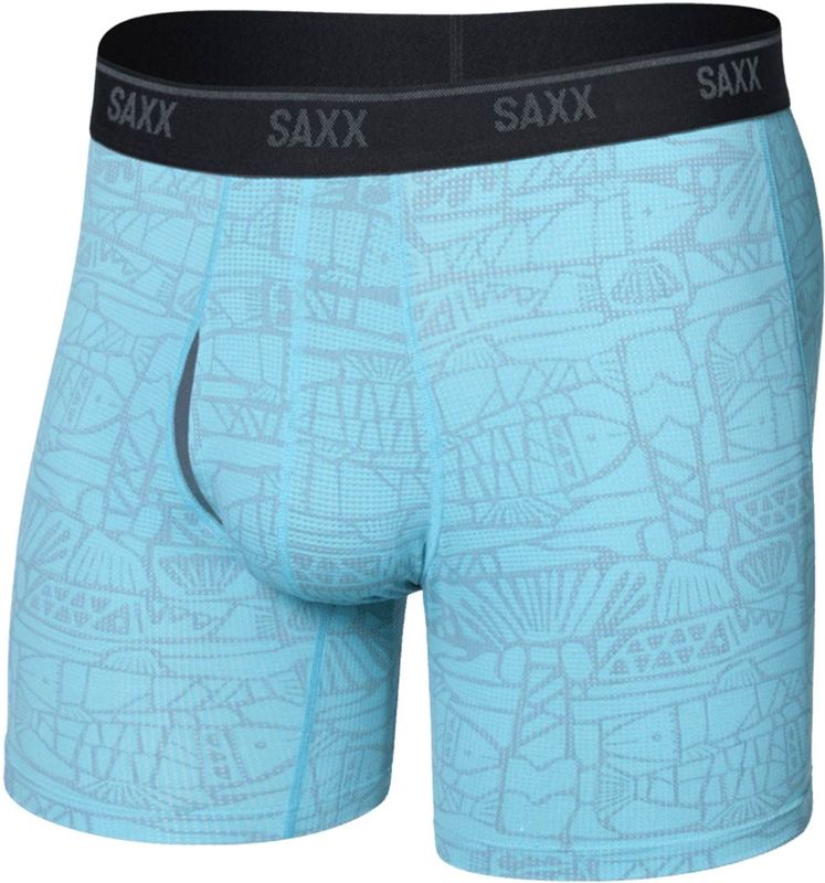 Saxx Underwear - Quest Quick-Dry Mesh - Boxershort - Blauw