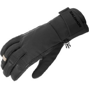 Salomon - Skihandschoenen - Handschoenen Qst Gtx U Deep Black/Deep Black voor Unisex - Maat S - Zwart