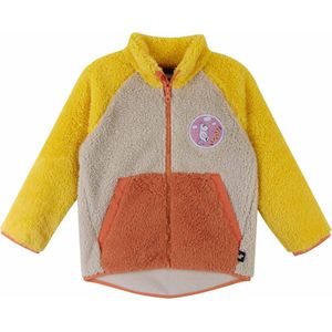 Reima - Kinder fleeces / donsjassen - Sweater Moomin Kramgo Creamy Yellow voor Unisex - Kindermaat 80 cm - Geel