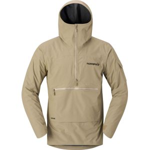 Norrona - Ski jassen - Tamok Dri1 Anorak M Winter Twig voor Heren - Maat L - Beige
