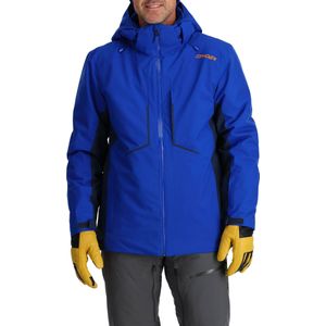 Spyder - Ski jassen - Primer Jacket Electric Blue voor Heren van Gerecycled Polyester - Maat S - Blauw