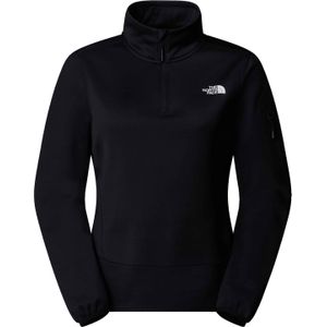 The North Face - Dames fleeces - W Mistyescape 1/4 Zip Fleece TNF Black/TNF Black voor Dames - Maat S - Zwart