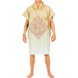 After Essentials - Poncho Mind Set No Worries voor Unisex - Geel
