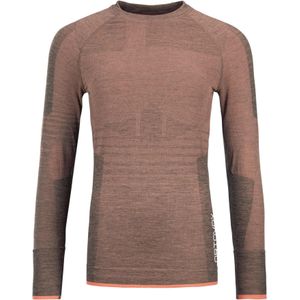 Ortovox - Dames thermokleding - 230 Competition Long Sleeve W Bloom voor Dames van Wol - Maat XS - Roze