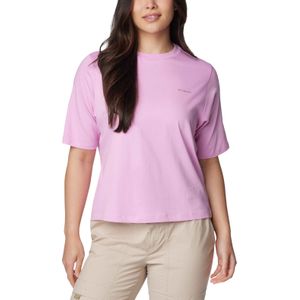 Columbia - Dames t-shirts - North Cascades Graphic T Cosmos Simple Gorge voor Dames - Maat S - Roze