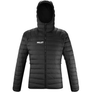 Millet - Donsjassen - Fitz Roy Hoodie M Black voor Heren - Maat M - Zwart