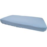 Lodger Slumber Solid Hoeslaken - 40 x 80 cm - Blue Fogg