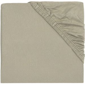 Jollein - Hoeslaken Jersey 70x140cm - Wieg, Ledikant, Babybed - Olive Green