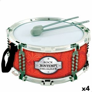 Drum Bontempi Plastic 30,5 x 13,5 x 30,5 cm (4 Units)