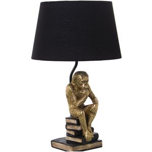 Bureaulamp Alexandra House Living Zwart Goud Goud Kunststof 40 W 31 x 51 x 31 cm Aap