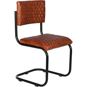 Chair Home ESPRIT Brown Black 47 x 50 x 88 cm