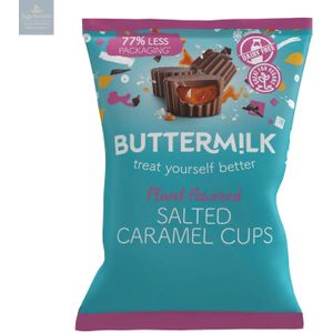 Buttermilk Dairy Free salted caramel cups in pouch